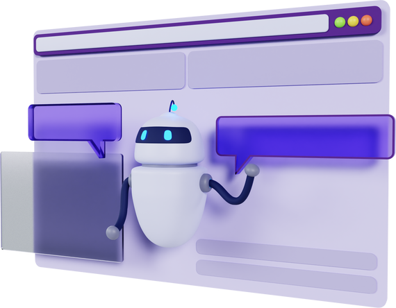 3D Chat Bot Website Smart Assistant